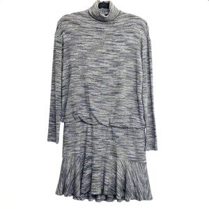 BAILEY/44 heathered grey Turtleneck dress